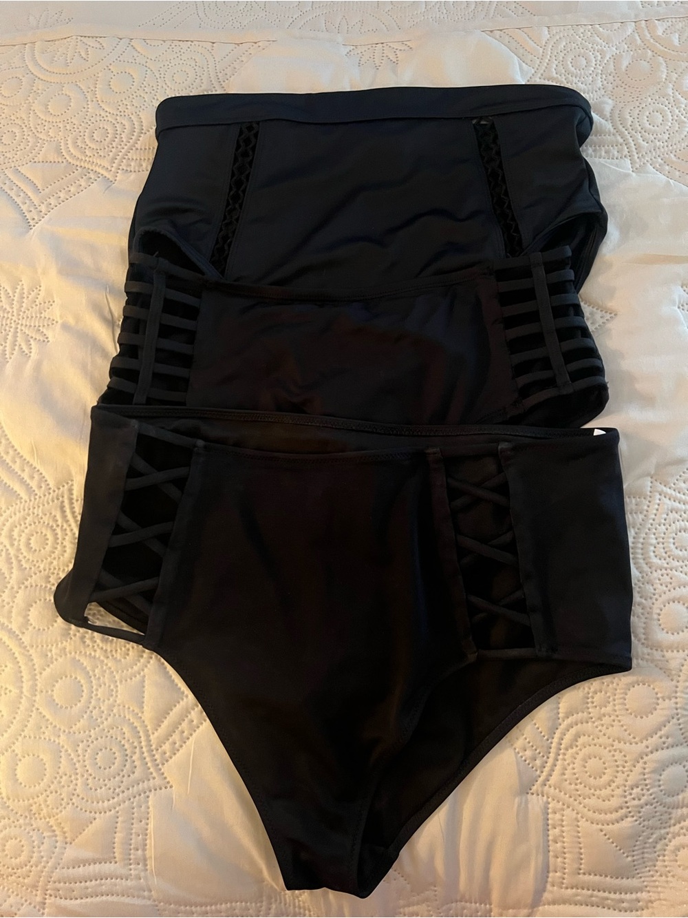 High Waist Swim Bottoms